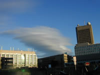 A Calendrical Cloud  next to MIT's Earth Sciences Building